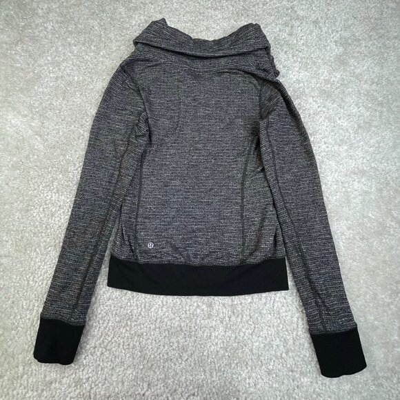 Lululemon Be Present Full Zip Cowl Neck Jacket Womens 6 - Picture 3 of 11